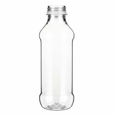 Bouteilles de sport en plastique personnalisées avec surface d'étiquette et finition de col 18/20, parfaites pour les athlètes et les amateurs de fitness