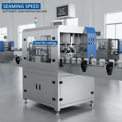 Seamingspeed 30-60 Cans Per Minute Automatic Seam Making Machine Featuring Seam No Leakage Durable Seam Sealing System