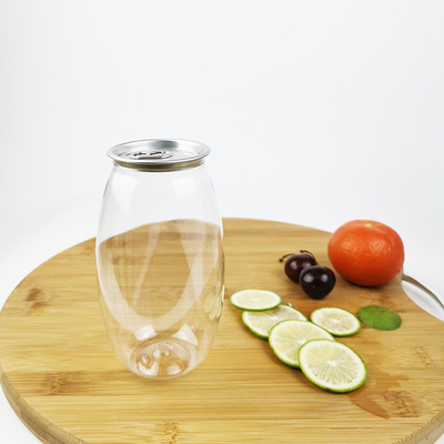 pots de 500ml Olive Shape Empty Bottles Plastic avec la lotion facile de couverture de traction