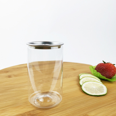bouteilles d'eau cylindrique d'écrous de haricots de la céréale 210ml avec la couverture facile en aluminium de traction