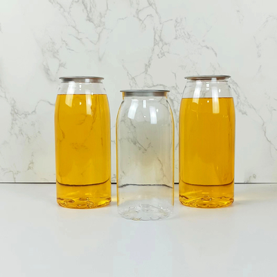500ml CHOIENT les récipients d'entreposage en plastique pour stocker le jus pressé à froid de lait de thé