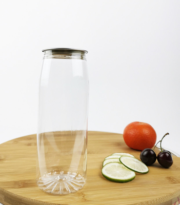 les bouteilles vides en plastique du conteneur 500ml fleurissent les sels inférieurs de Bath de sucrerie