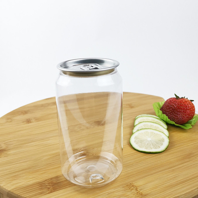 le conteneur vide de lait du thé 330ml met cylindrique en bouteille avec la couverture facile de traction