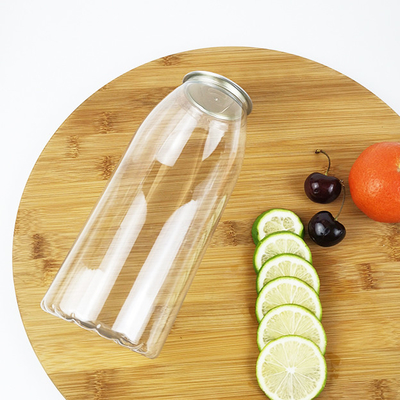 les bouteilles 1000ml en plastique claires avec la couverture facile de traction ont séché le sirop de habillages d'écrous de fruits