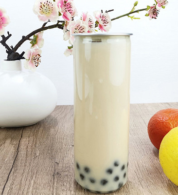 couverture en plastique cylindrique de traction de 330ml Juice Storage Bottles With Easy