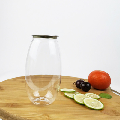 Sels en plastique de Bath de couverture d'Olive Shape With Easy Pull de bouteilles d'eau de 0,5 litres