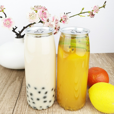 Conteneurs en plastique ouverts faciles de l'ANIMAL FAMILIER 0.5L avec du lait inférieur de thé de fleur