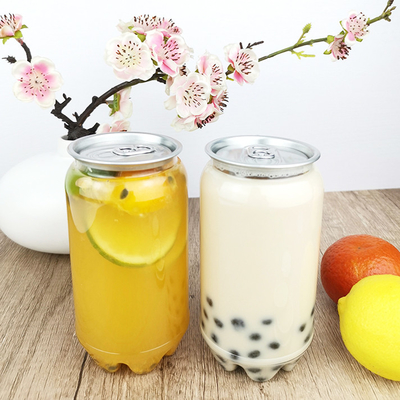 450ml catégorie libre en plastique du rond BPA Juice Bottles With Lids Food
