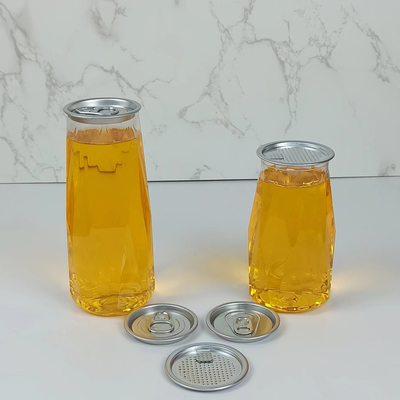500ml CHOIENT la farine en plastique claire de Diamond Shape For Storing Cereal de bouteilles