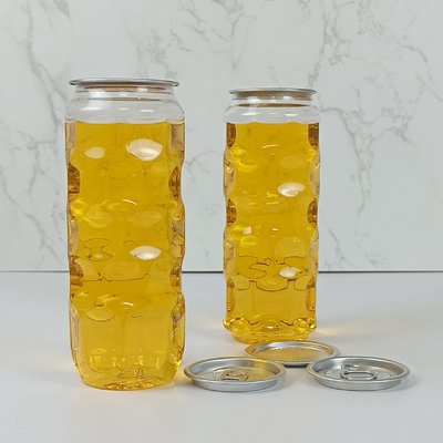 Bouteilles de stockage en plastique PET de 500 ml - légères, hermétiques et réutilisables pour le stockage du thé, du lait, des jus et des boissons faites maison